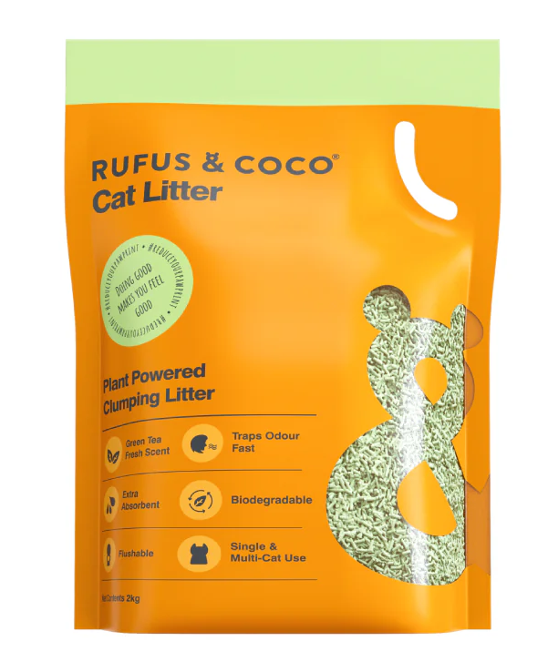 Rufus & Coco Plant Powered Clumping Litter 2Kg