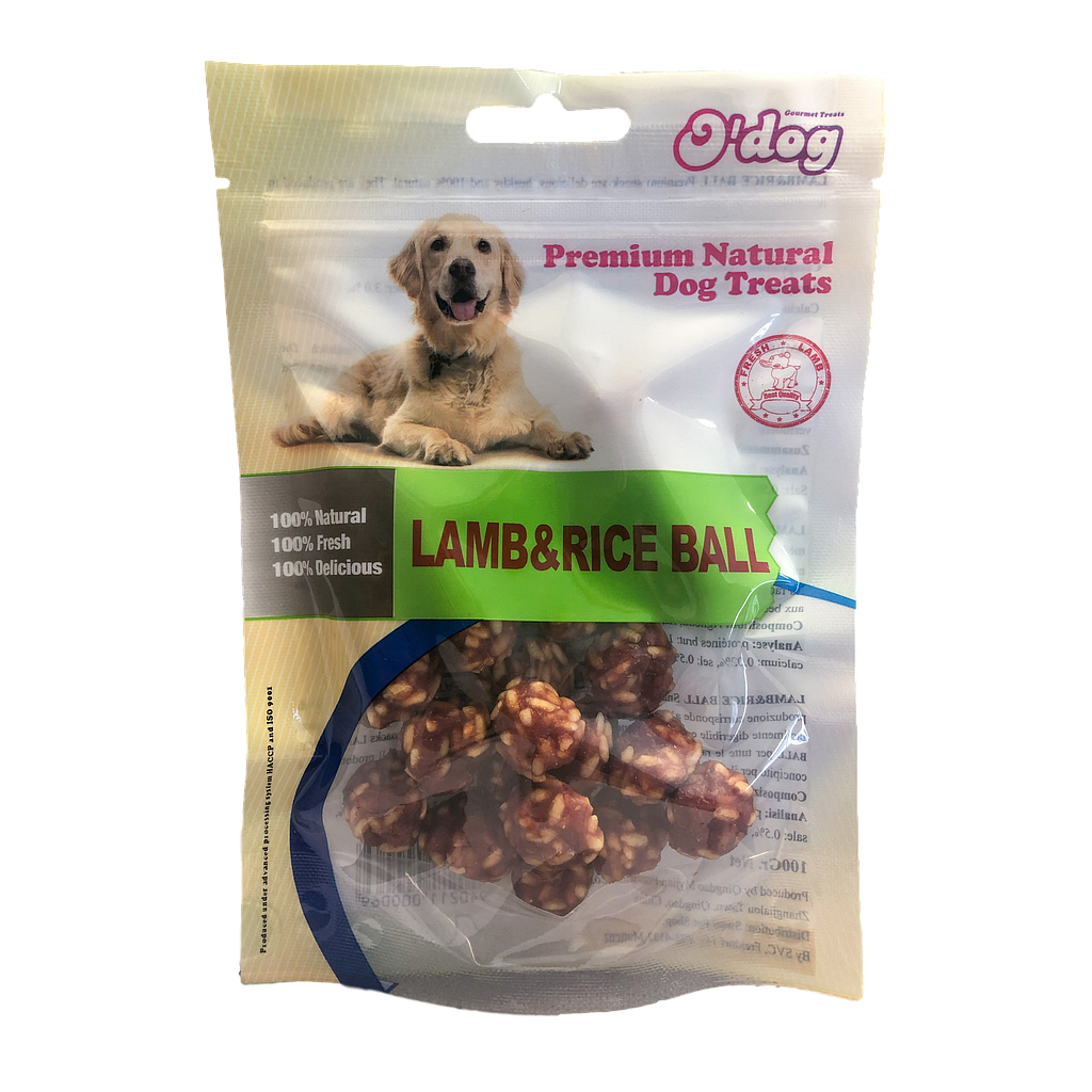 O'Dog Lamb & Rice Ball 100g