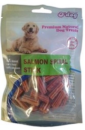 [ODSSS] O'Dog Salmon Spiral Sticks 100g